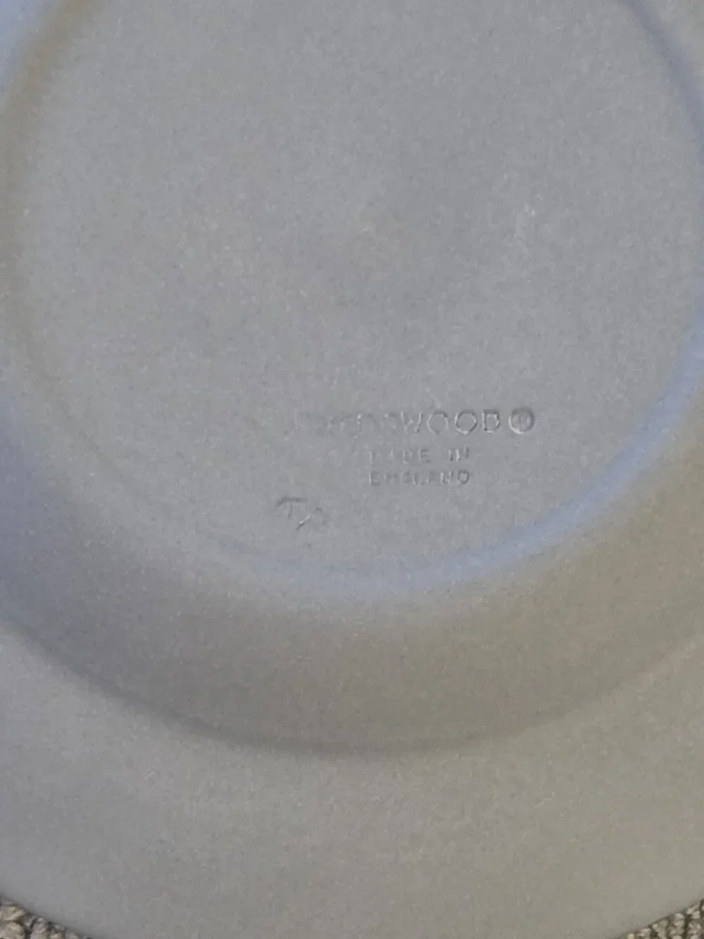 Wedgwood Blue Jasperware Shakespeare Round Tray and Commemorative Mayflower Tray
